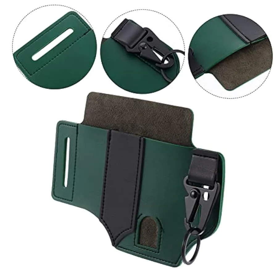 TENDYCOCO 3 Pezzi Marsupio Di Stoccaggio All’Aperto Marsupio All’Aperto Strumento Marsupio Grembiule In Pelle Guinzaglio In Pell