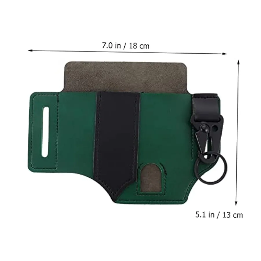 TENDYCOCO 3 Pezzi Marsupio Di Stoccaggio All’Aperto Marsupio All’Aperto Strumento Marsupio Grembiule In Pelle Guinzaglio In Pell
