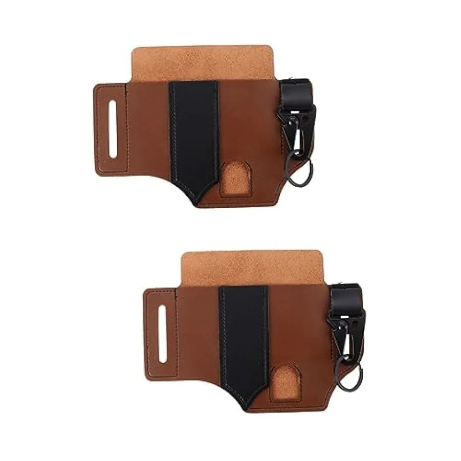 TENDYCOCO 3 Pezzi Marsupio Di Stoccaggio All’Aperto Marsupio All’Aperto Strumento Marsupio Grembiule In Pelle Guinzaglio In Pell