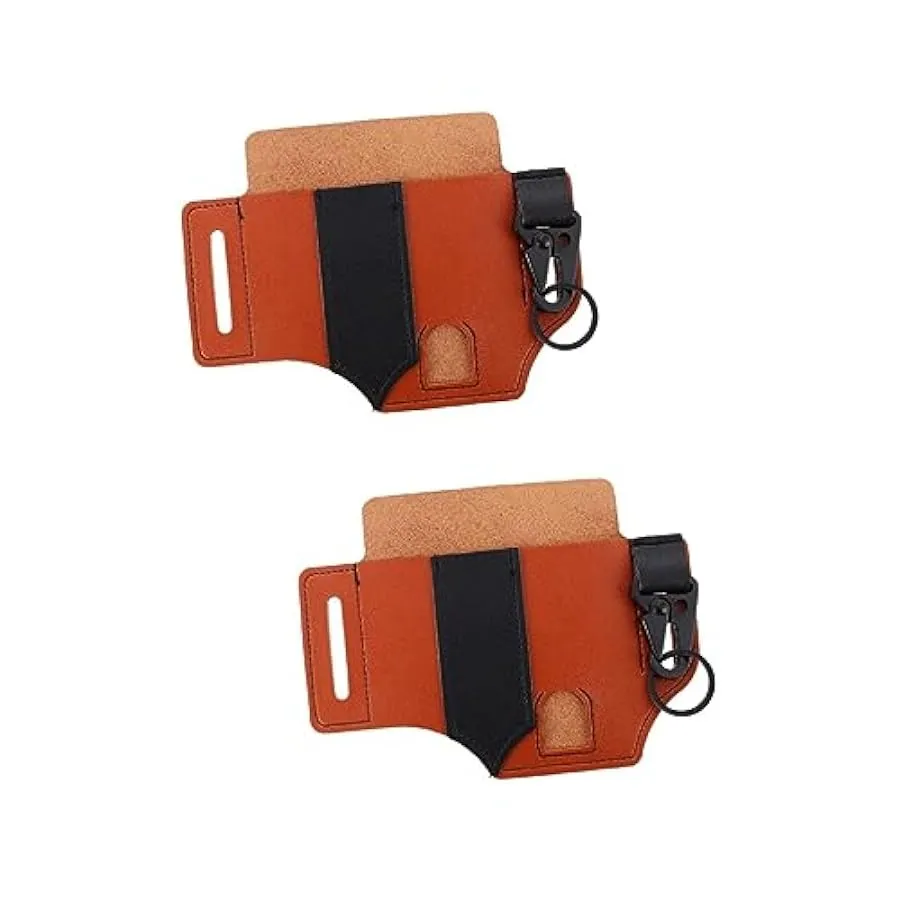 TENDYCOCO 3 Pezzi Marsupio Di Stoccaggio All’Aperto Marsupio All’Aperto Strumento Marsupio Grembiule In Pelle Guinzaglio In Pell