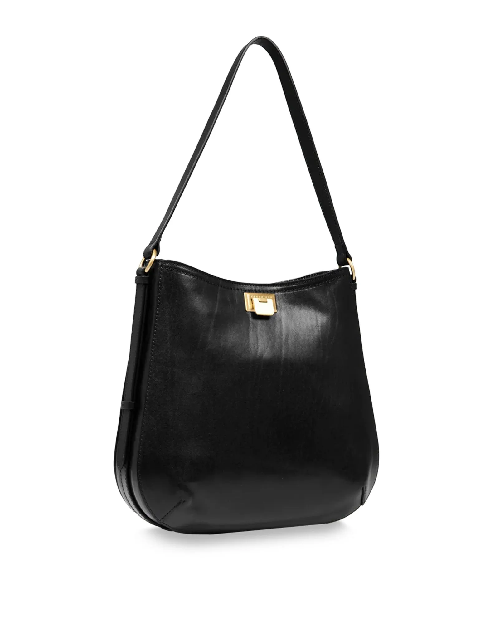 THE BRIDGE Borsa Hobo in Pelle Nera