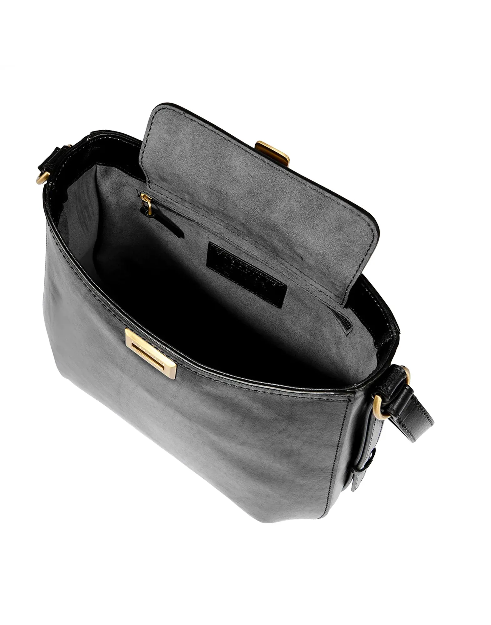 THE BRIDGE Borsa Hobo in Pelle Nera