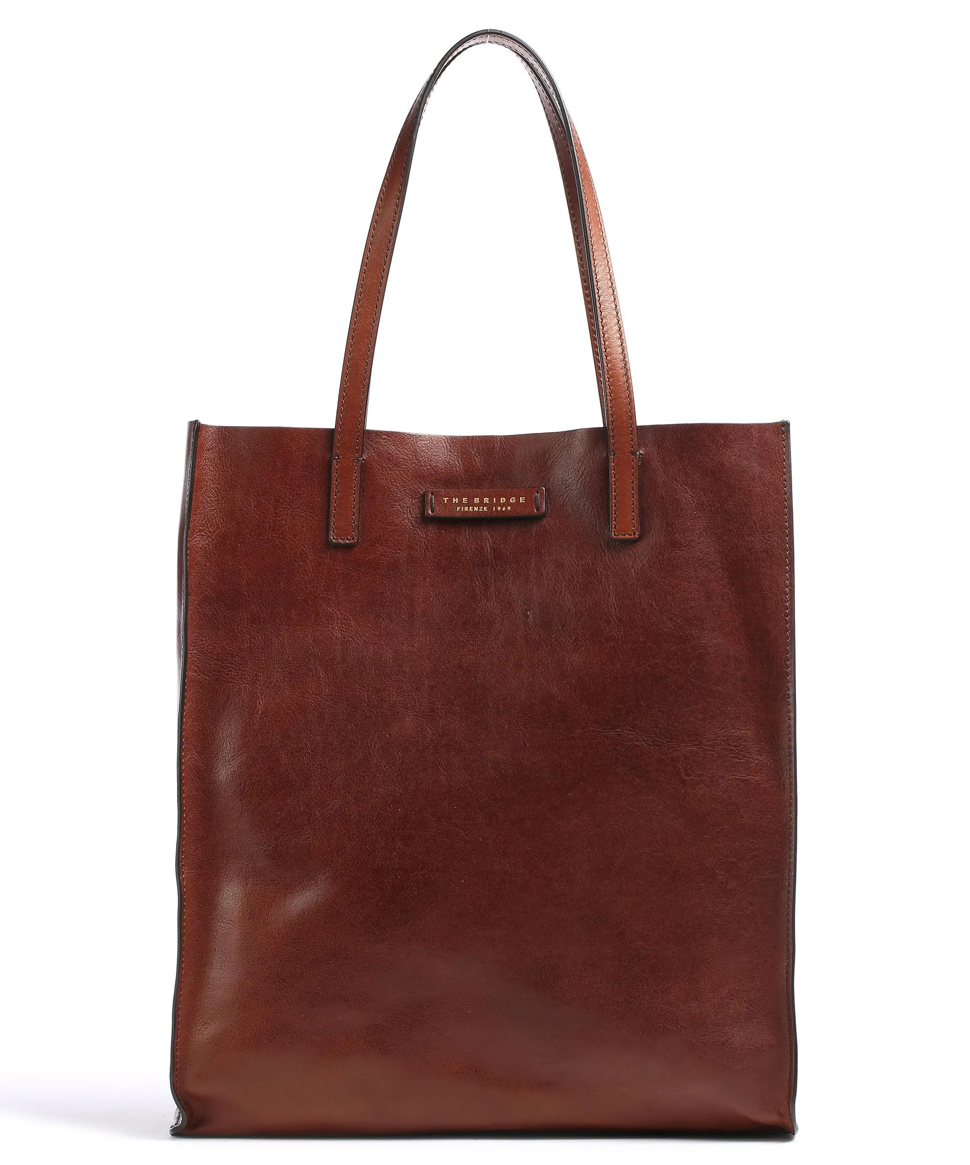  The Bridge Mirra Borsa shopper pelle bovina marrone  