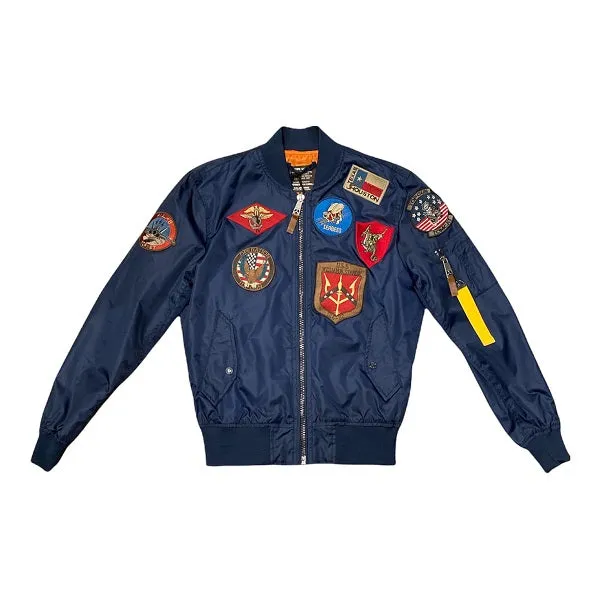 Top Gun men's bomber jacket Goose TGJ1940P 51993 52387 179 blue