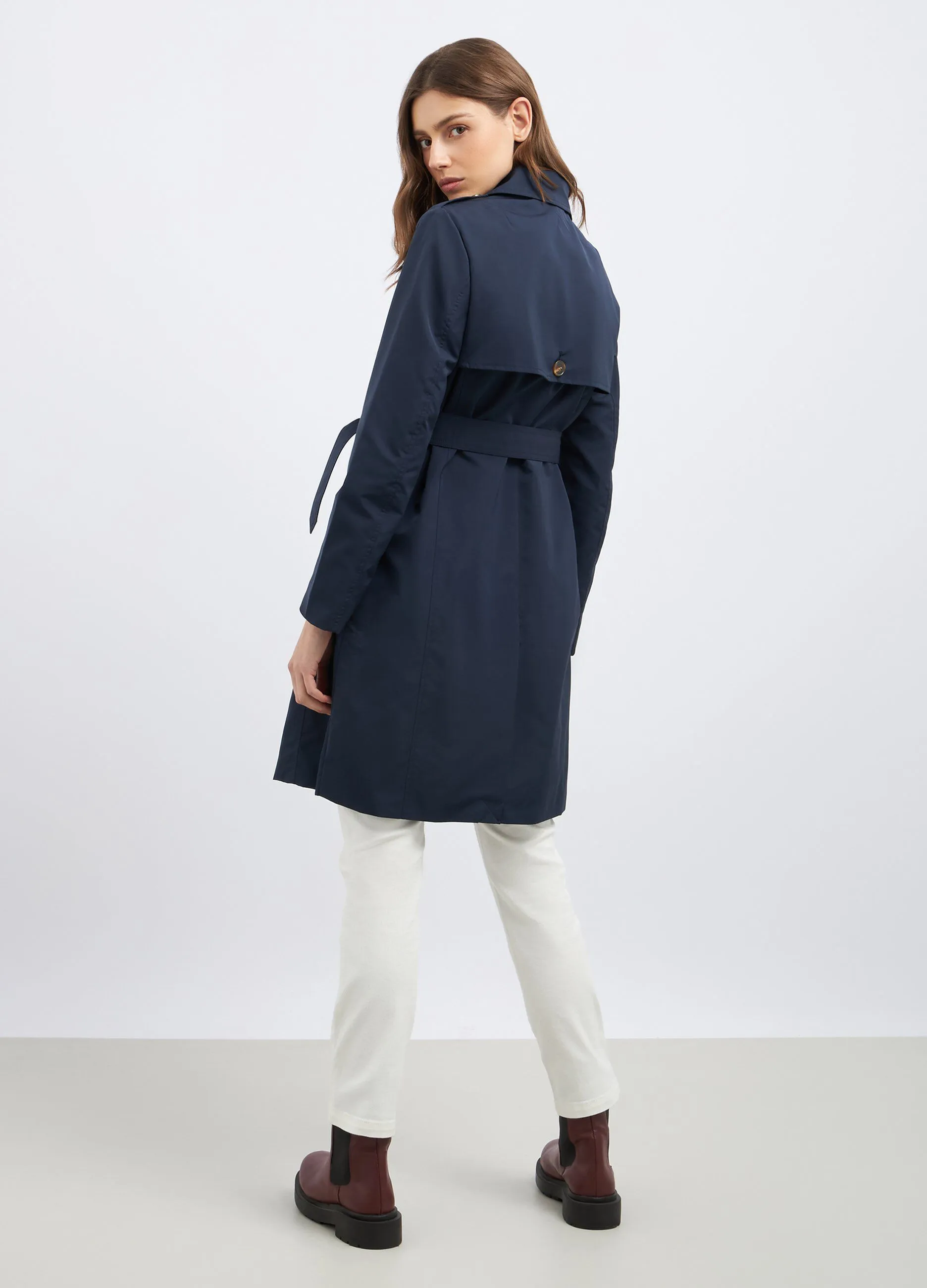 Trench doppiopetto donna