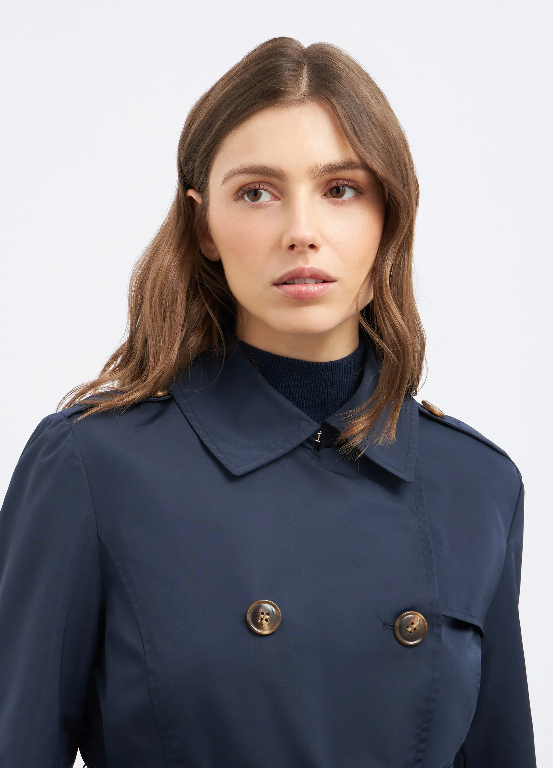 Trench doppiopetto donna