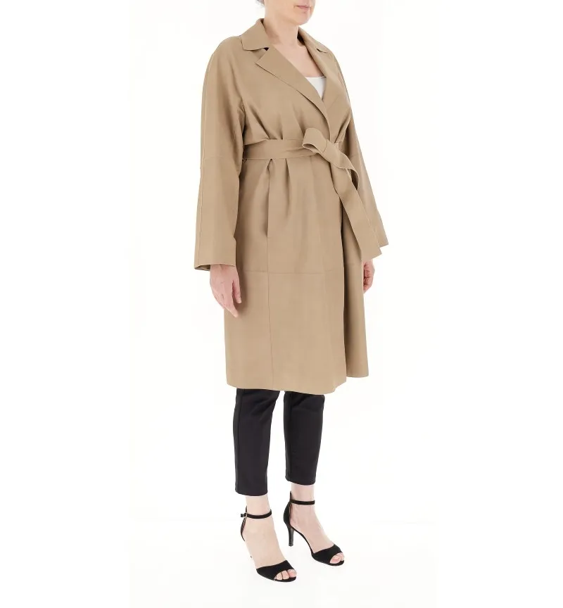 Trench in pelle