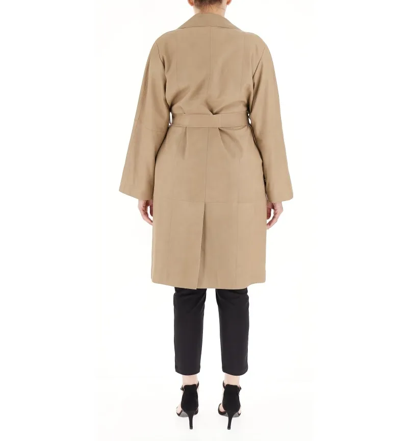 Trench in pelle