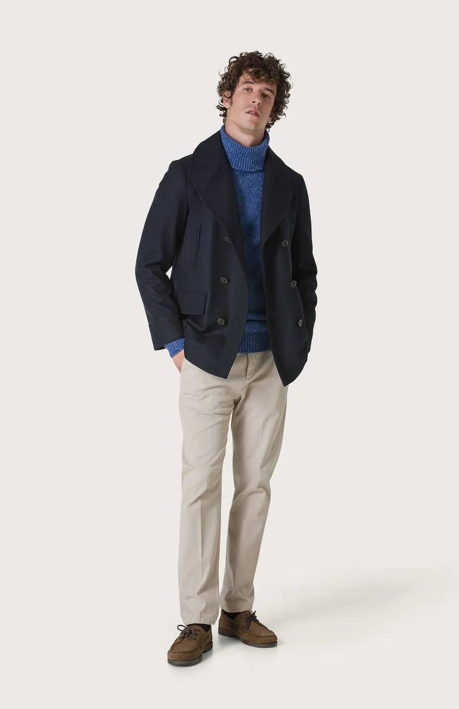 Uomo Seventy Venezia  | Cappotto Doppiopetto Con Pistagna