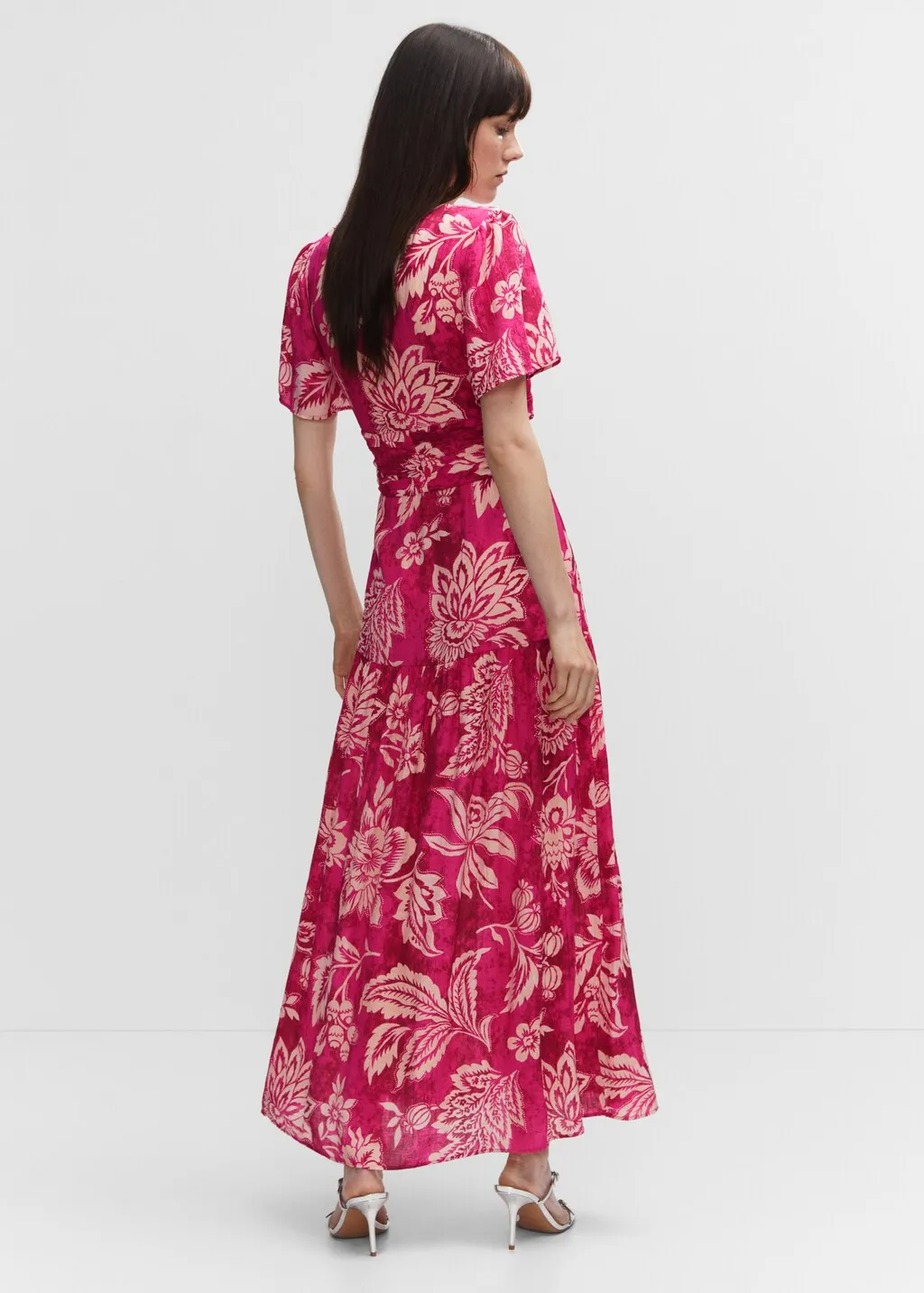 Vestito floreale spacchi