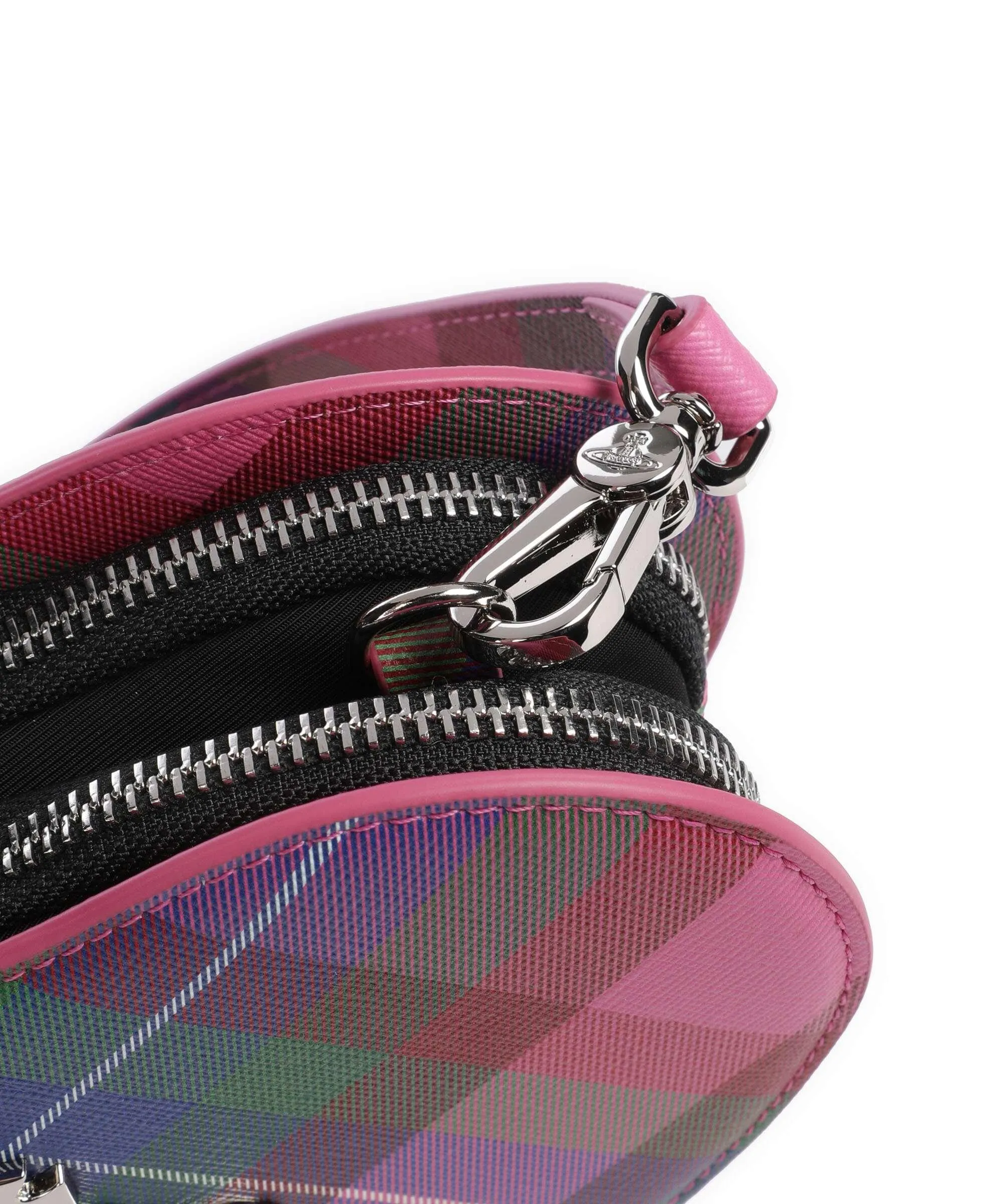  Vivienne Westwood Louise Saffiano Heart Borsa a tracolla pelle sintetica multicolore  